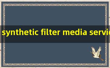 synthetic filter media service